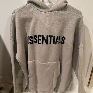Fear of God Essentials Light Gray Knit